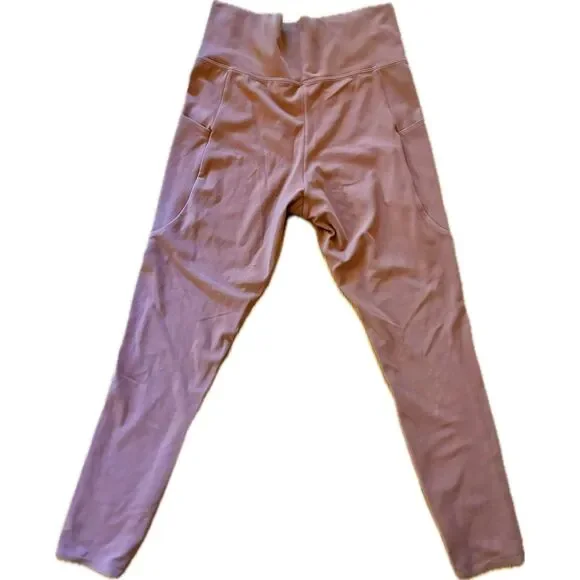 REI Co-op Take Your Time Leggings - Size Medium, Red Clay - Picture 2 of 6